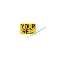 NUMBER PLATE MOTORBIKE 